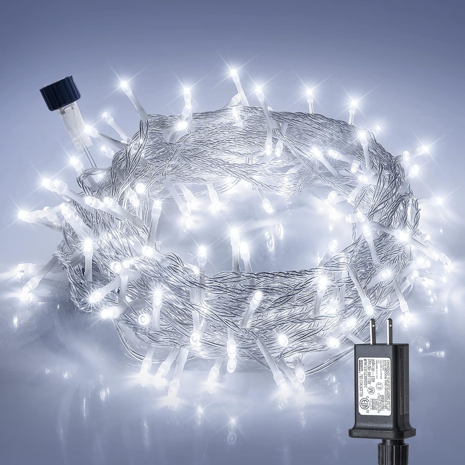 100 LED Extendable Christmas String Lights