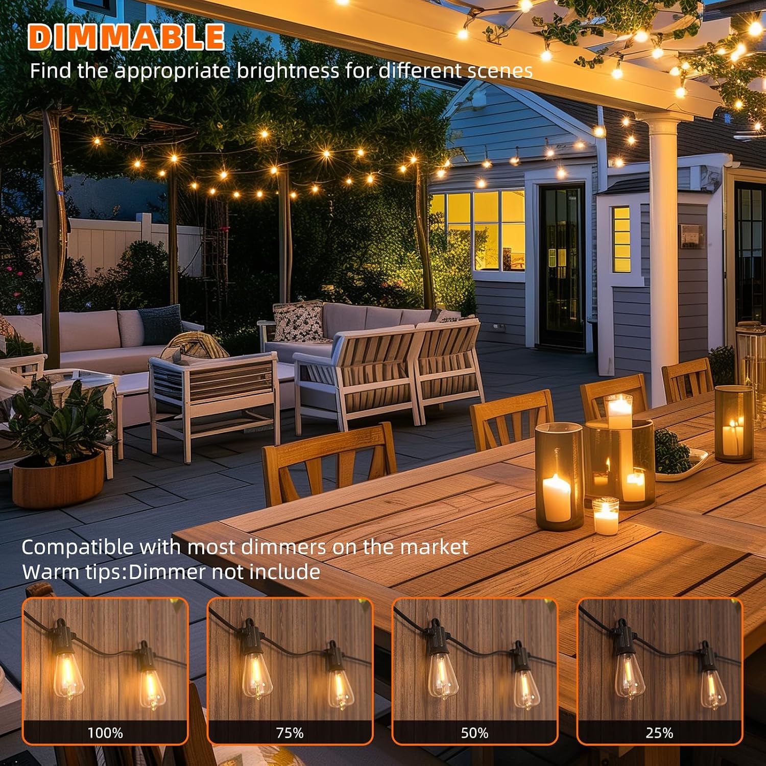 Outdoor LED String Lights - Image 7