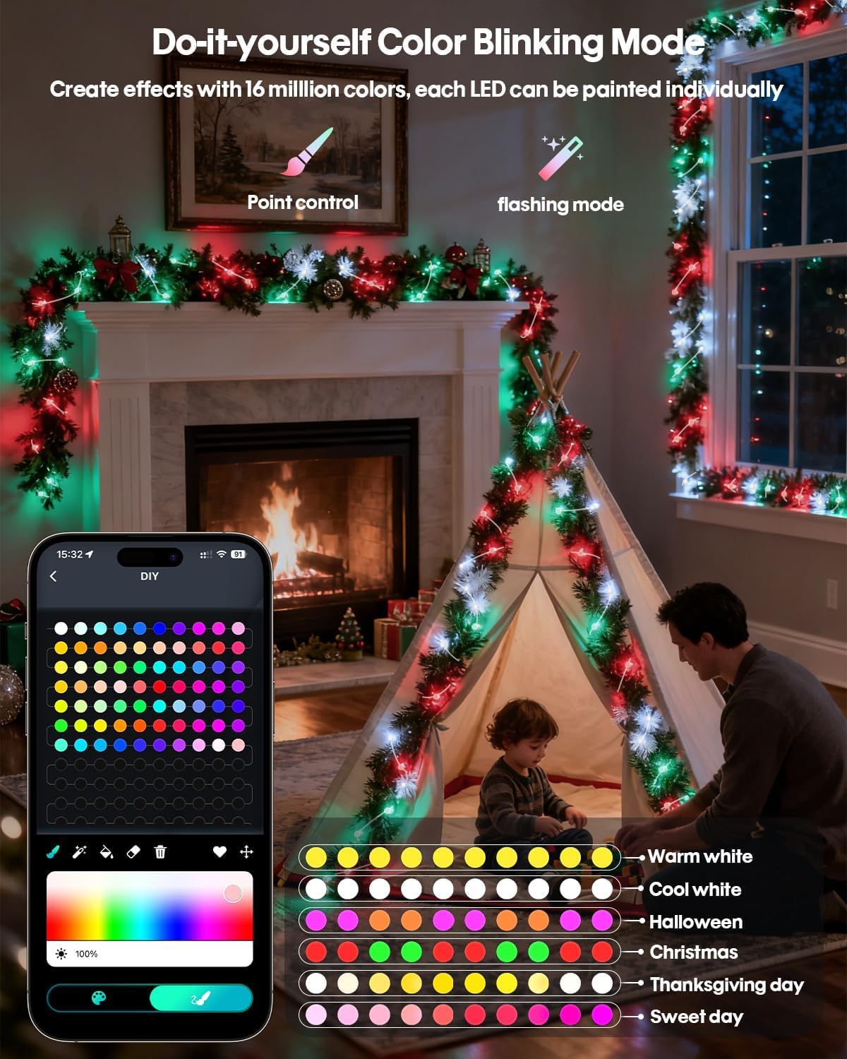 Colour Changing Globe String Lights - Image 9