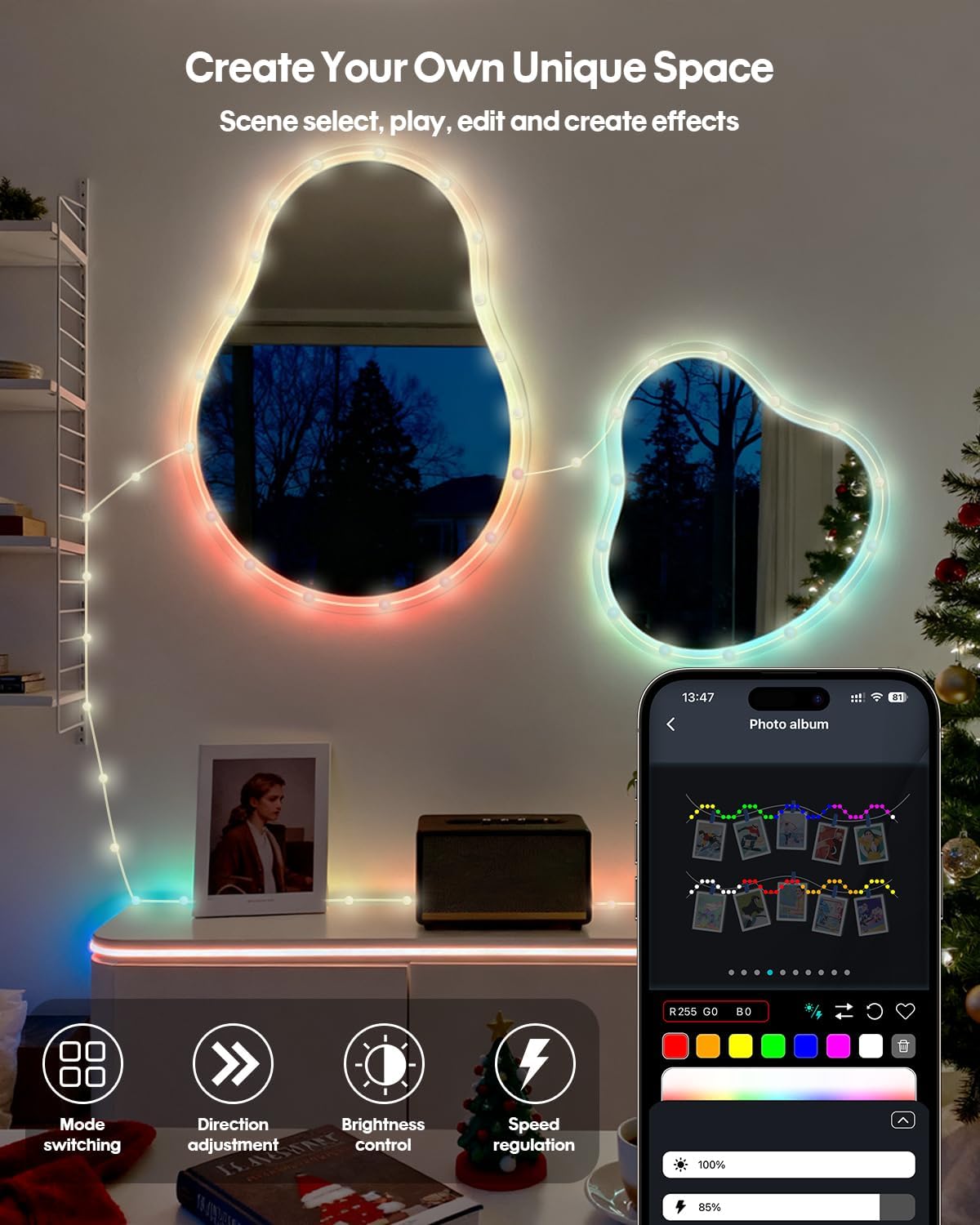Colour Changing Globe String Lights - Image 4