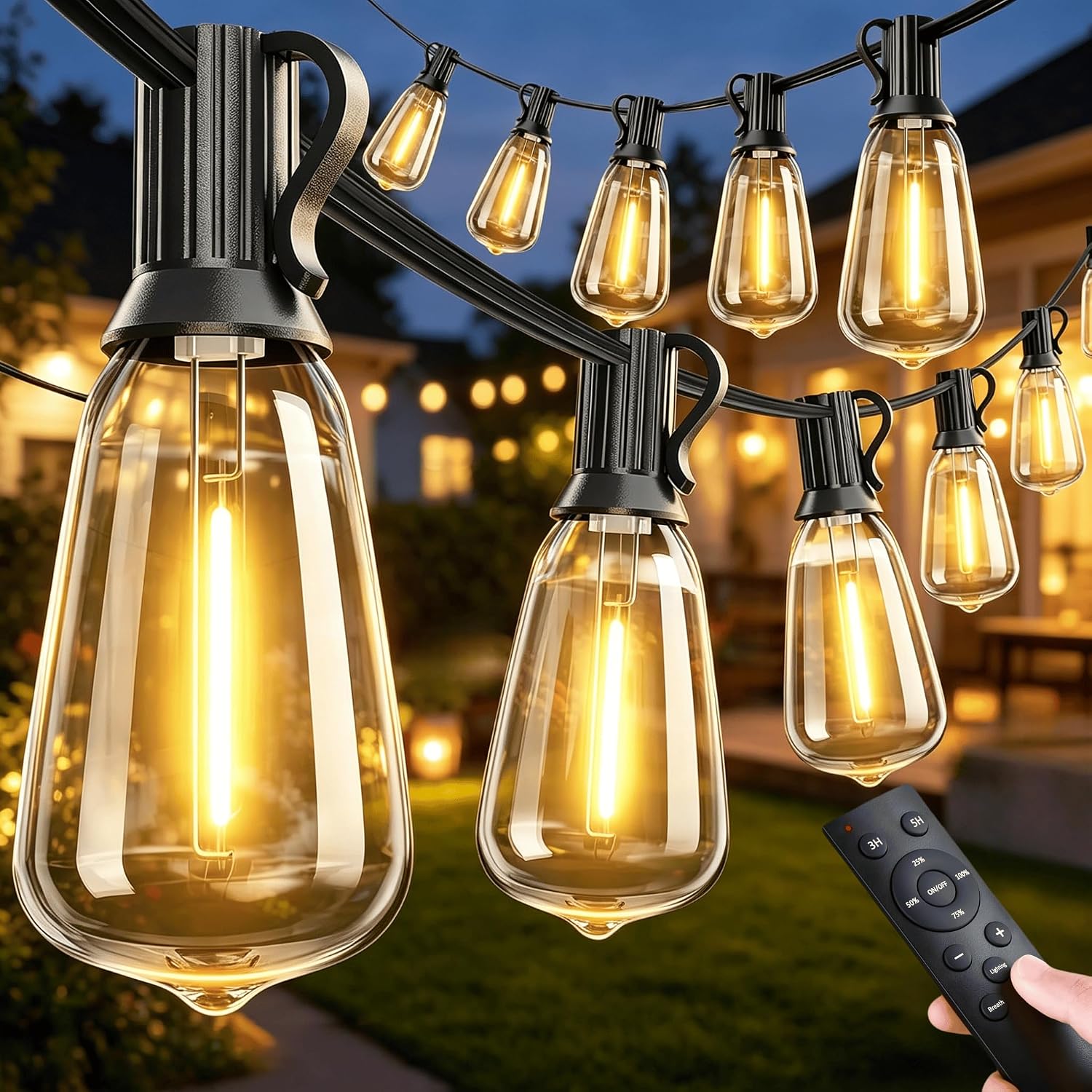 Outdoor Patio String Lights